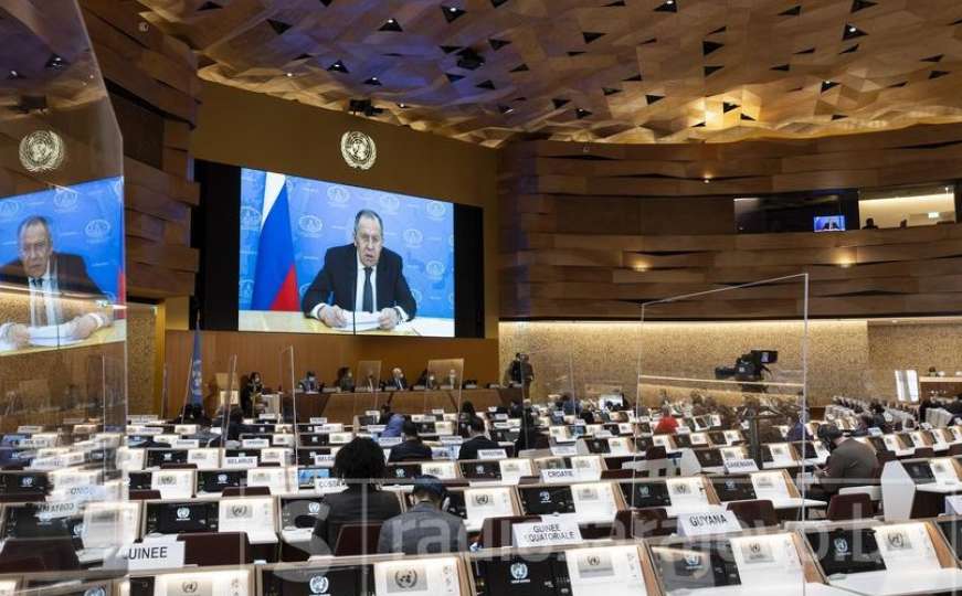 Pogledajte šta se desilo na konferenciji UN kada se pojavio Lavrov na ekranu